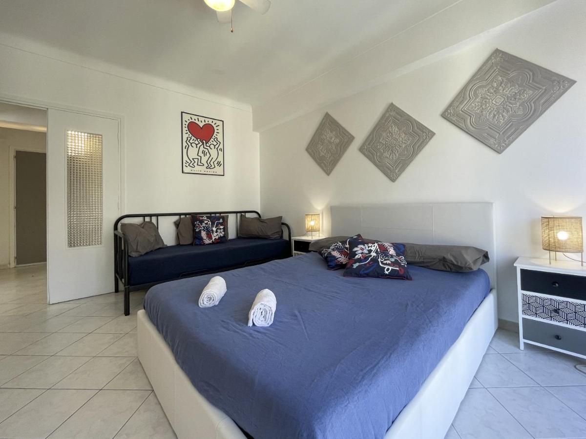Gioffredo 4 Pers Centrale Wifi Apartment Nice Luaran gambar